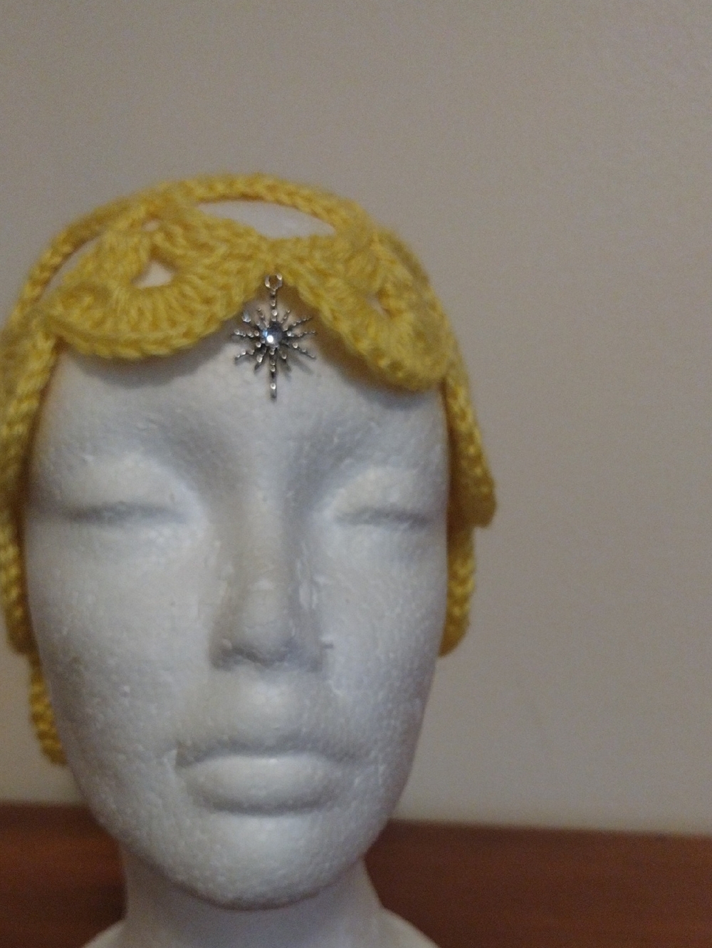 Handmade Crochet Decorative Elegant Mesh Hat
